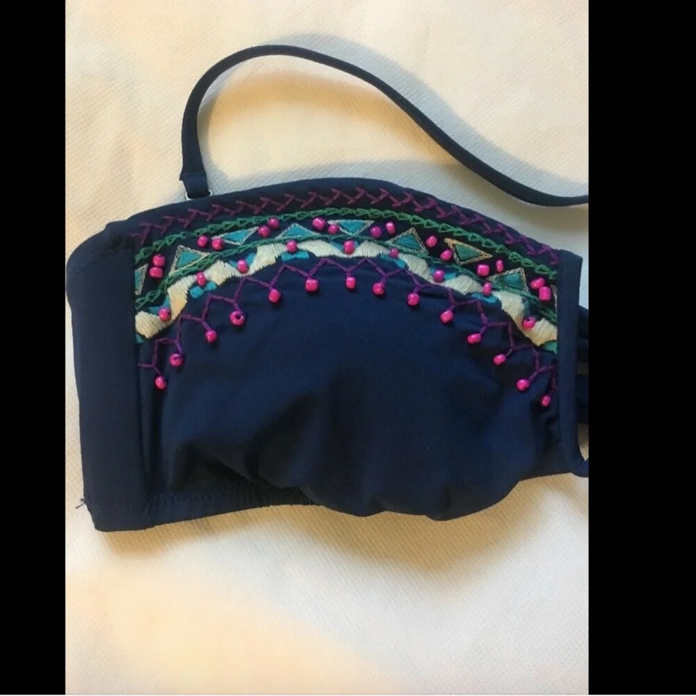 NWT Nanette Lepore‎ Costa Sol Bikini Top [Medium]